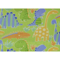 Oh Boy! Dino Scatter - Large on Green